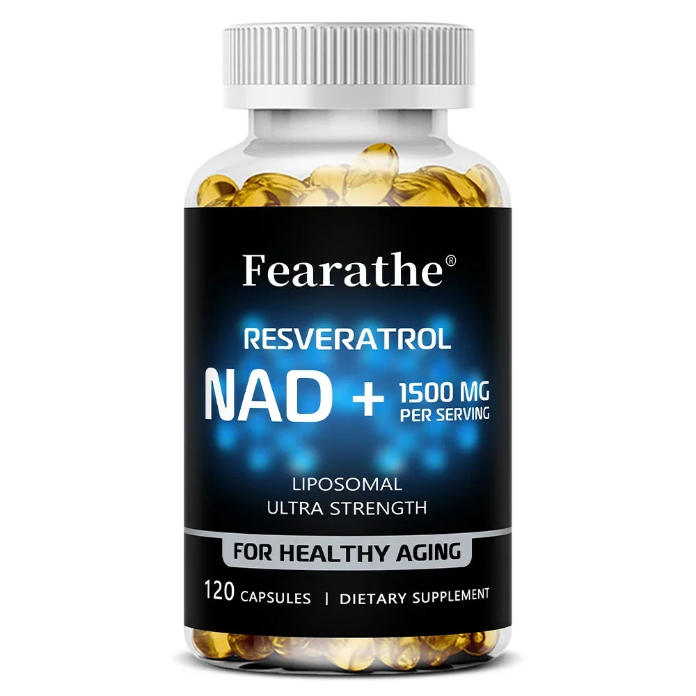 NAD+ Boost – Resveratrol Anti-Aging & Cellular Energy Complex (120 Capsules)