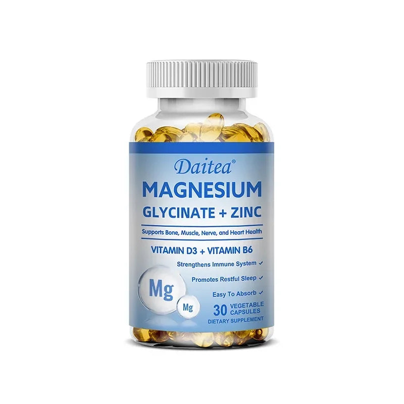 MagZinc Triple – Magnesium, Zinc & D3 Sleep & Bone Support (60 Capsules)