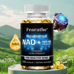 NAD+ Boost – Resveratrol Anti-Aging & Cellular Energy Complex (120 Capsules)