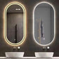 SmartMirror Oval – LED Defogging Bathroom Vanity & Full Body Wall Mirror