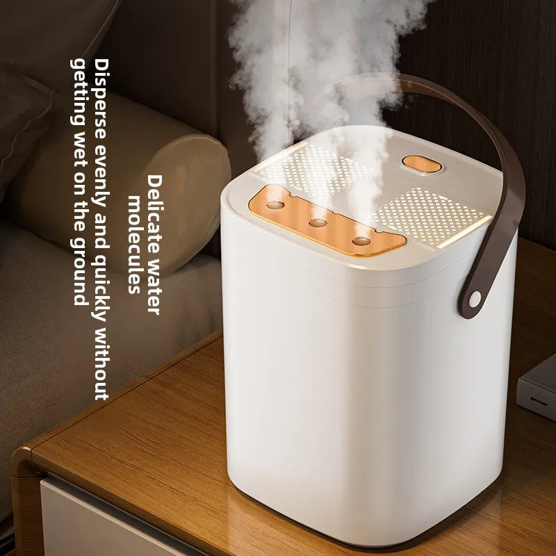 MistCloud 1.8L – Triple Nozzle Night Light Humidifier & Aromatherapy Machine