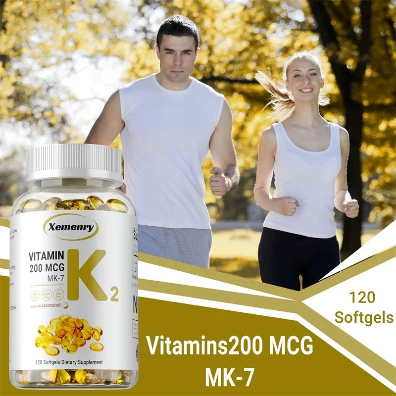 VitaK2 MK-7 – Bone, Heart & Immune Support Supplement (60 Capsules)