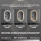 SmartMirror Oval – LED Defogging Bathroom Vanity & Full Body Wall Mirror