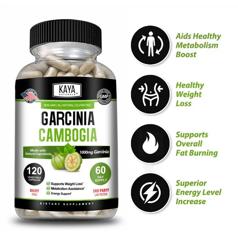 GarciniaSlim – Garcinia Cambogia Weight Loss & Fat Burn Capsules