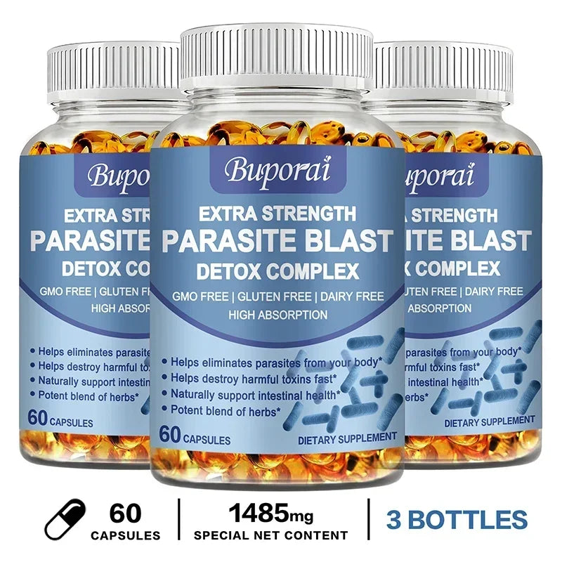 ParaBlast Detox – Parasite Cleanse & Digestive Support (60 Capsules)