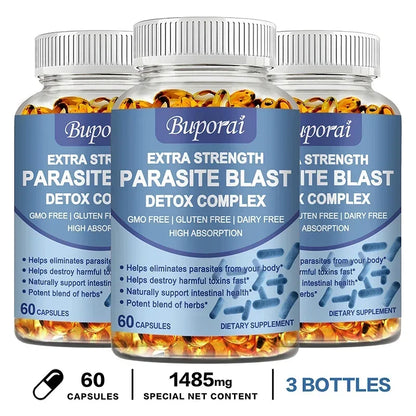 ParaBlast Detox – Parasite Cleanse & Digestive Support (60 Capsules)