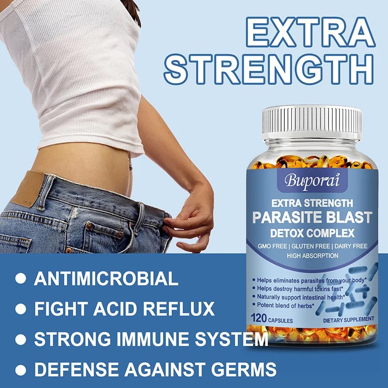 ParaBlast Detox – Parasite Cleanse & Digestive Support (60 Capsules)