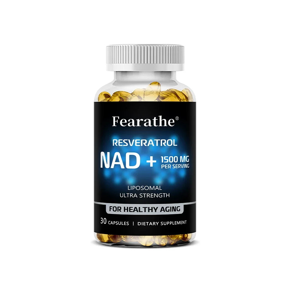 NAD+ Boost – Resveratrol Anti-Aging & Cellular Energy Complex (120 Capsules)