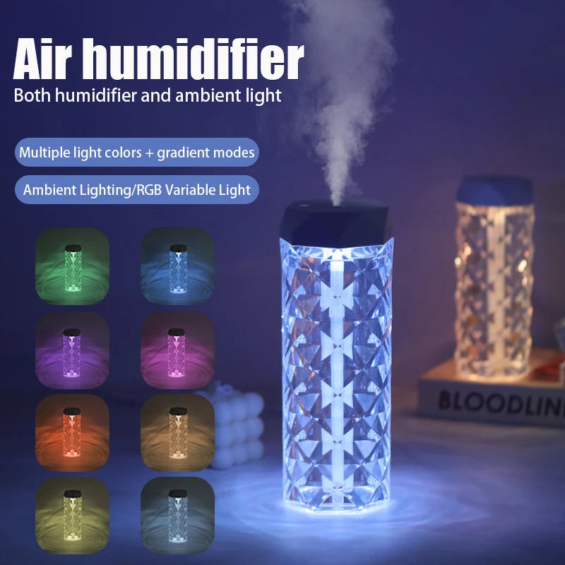 AromaBreeze 400ml – USB Air Humidifier & Essential Oil Diffuser with RGB Light
