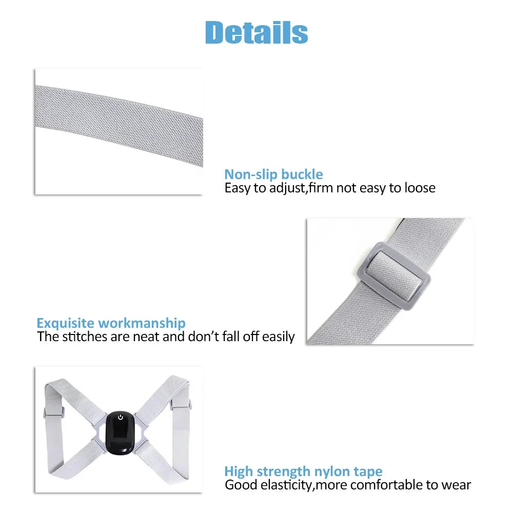 PostureGuard Smart – Invisible Back & Posture Corrector Sensor (Adult & Child)