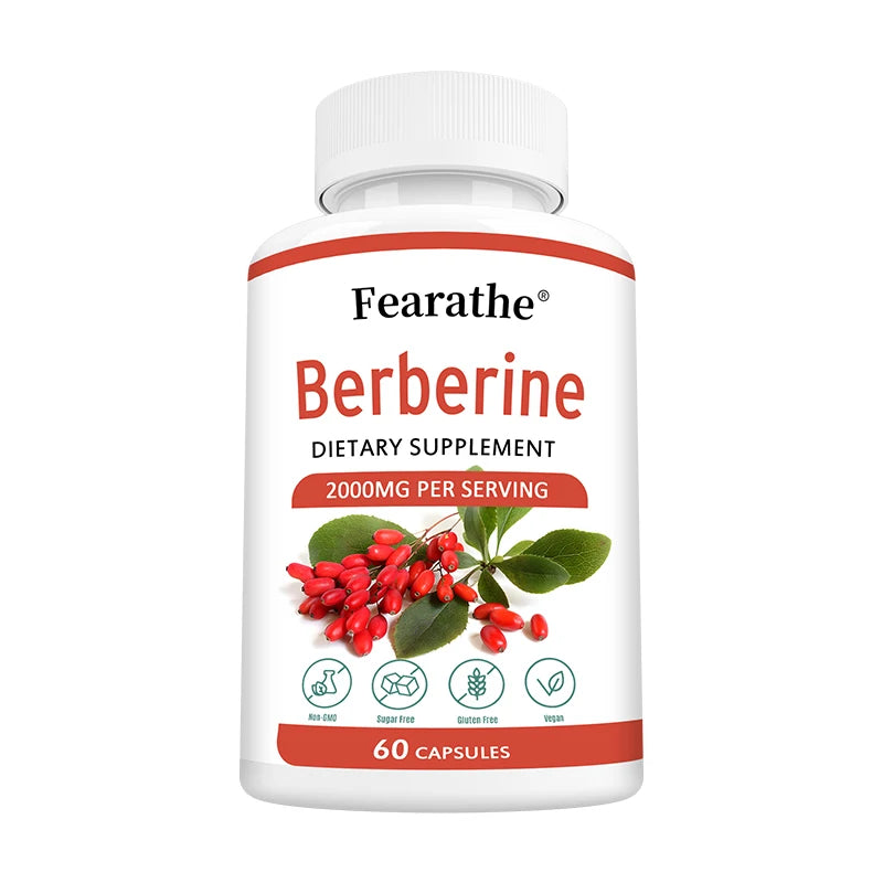 BerberinePlus 2000mg – Cardiovascular & Digestive Health (60 Capsules)