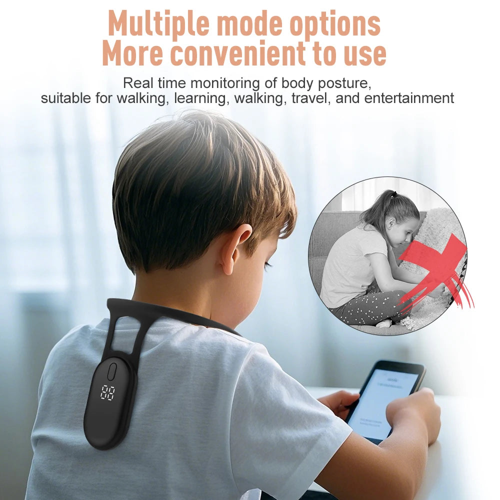 PostureSmart Pro – Real-Time Back & Neck Posture Corrector for Adults & Kids