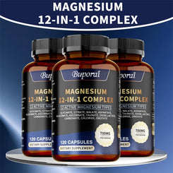 MagRelax Complex – Sleep, Muscle & Stress Relief Supplement (60 Capsules)
