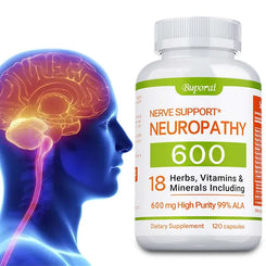 NeuroShield 600mg – Nervous System, Brain & Energy Support (60 Capsules)