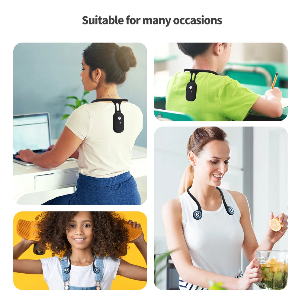 PostureSmart Pro – Real-Time Back & Neck Posture Corrector for Adults & Kids