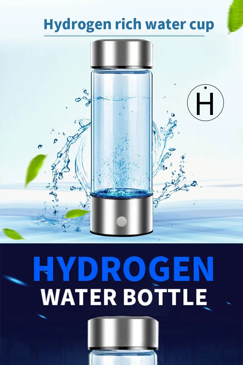 HydroGen Pro 420ml – Electric Hydrogen-Rich Water Generator Bottle & Ionizer