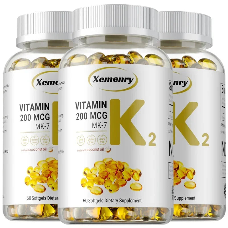 VitaK2 MK-7 – Bone, Heart & Immune Support Supplement (60 Capsules)