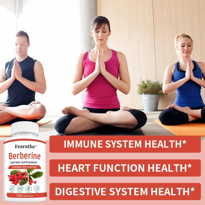 BerberinePlus 2000mg – Cardiovascular & Digestive Health (60 Capsules)
