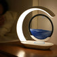 SandGlow Desk Lamp – USB 3D Hourglass Sand Art Night Light for Office & Room