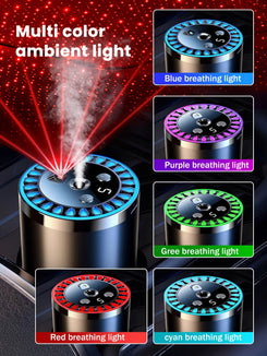 StarAroma Car Diffuser – Multi-Color Starlight Lamp with 5 Essential Oils