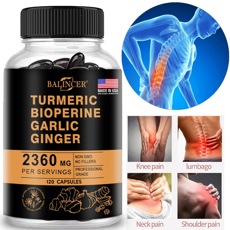 TurmaGold 4-in-1 – Turmeric Ginger & Curcumin Complex (60 Capsules)