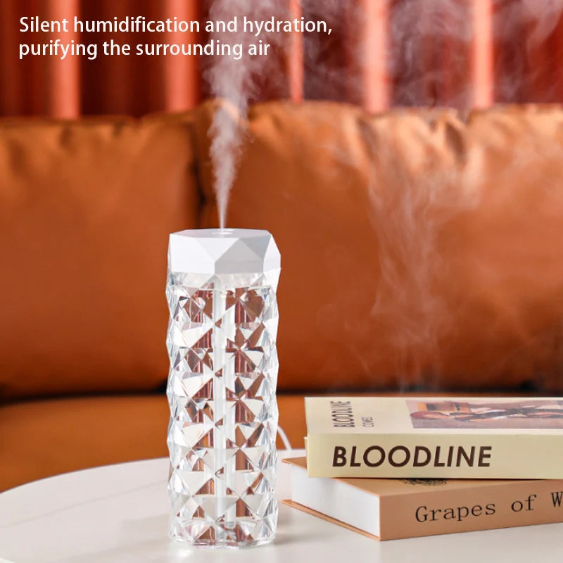 AromaBreeze 400ml – USB Air Humidifier & Essential Oil Diffuser with RGB Light