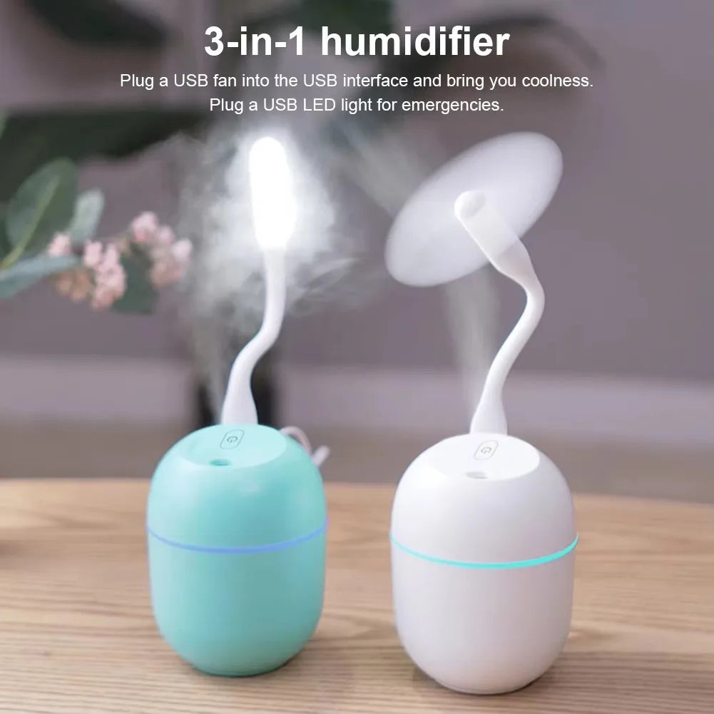 MiniMist Drop – Portable USB Desktop Air Humidifier & Silent Atomizer