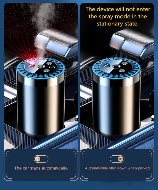 StarAroma Car Diffuser – Multi-Color Starlight Lamp with 5 Essential Oils