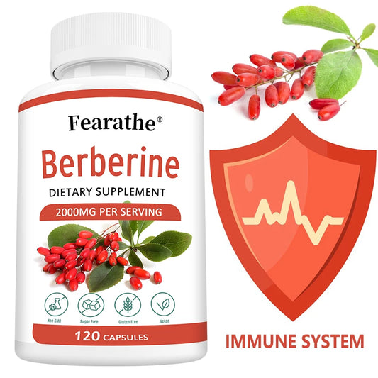 BerberinePlus 2000mg – Cardiovascular & Digestive Health (60 Capsules)
