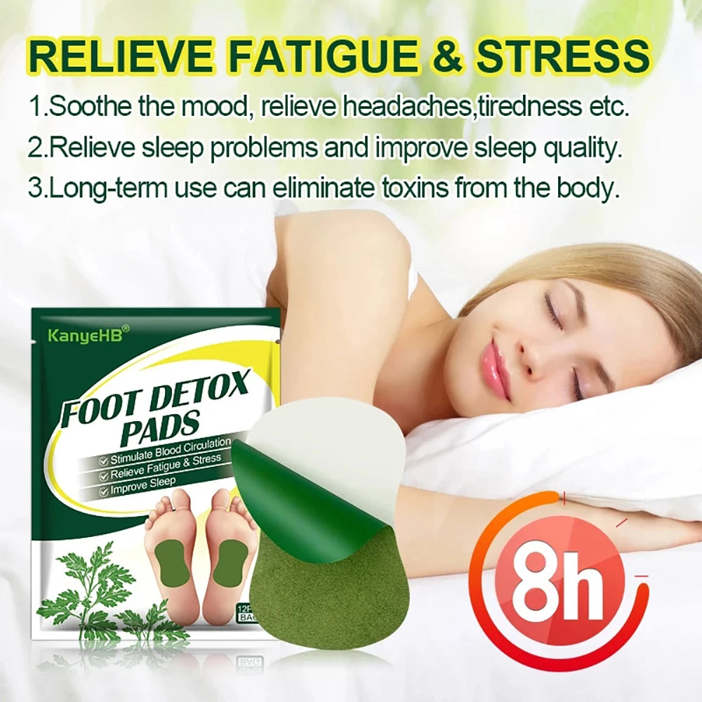 DetoxFoot Patches – Body Toxin Cleanse & Stress Relief Pads (12/24/60 PCS)