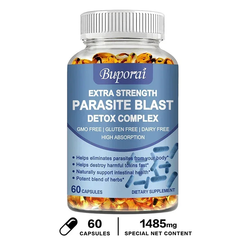 ParaBlast Detox – Parasite Cleanse & Digestive Support (60 Capsules)