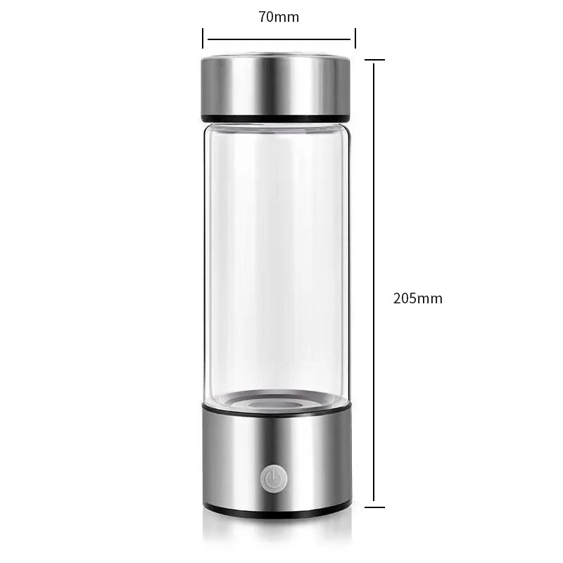 HydroGen Pro 420ml – Electric Hydrogen-Rich Water Generator Bottle & Ionizer
