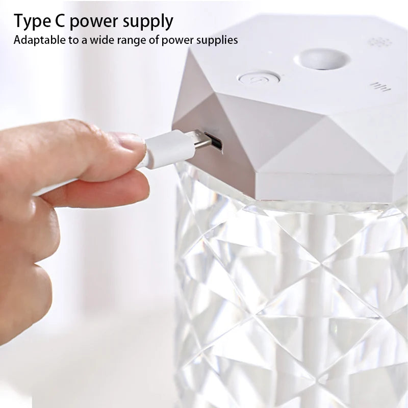 AromaBreeze 400ml – USB Air Humidifier & Essential Oil Diffuser with RGB Light