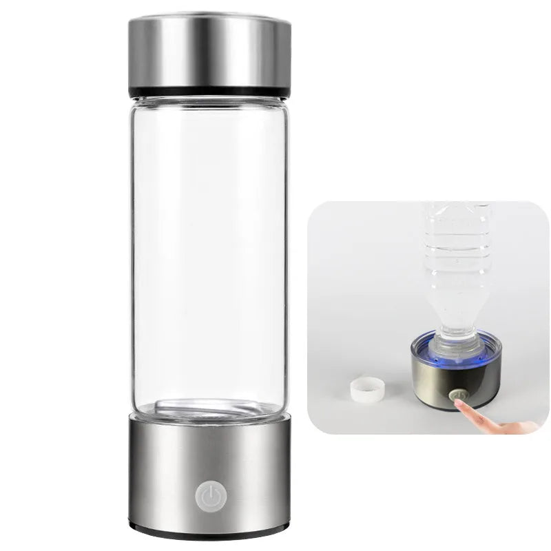 HydroGen Pro 420ml – Electric Hydrogen-Rich Water Generator Bottle & Ionizer