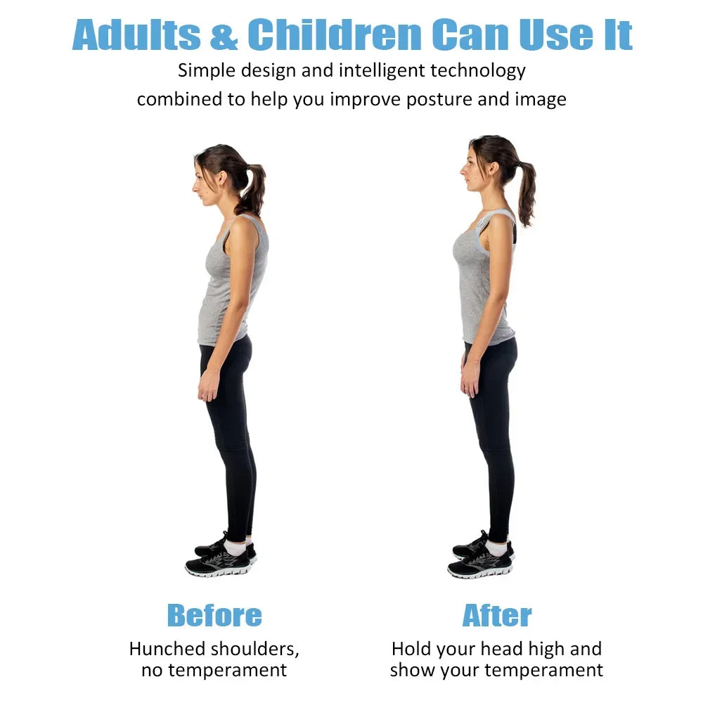 PostureGuard Smart – Invisible Back & Posture Corrector Sensor (Adult & Child)