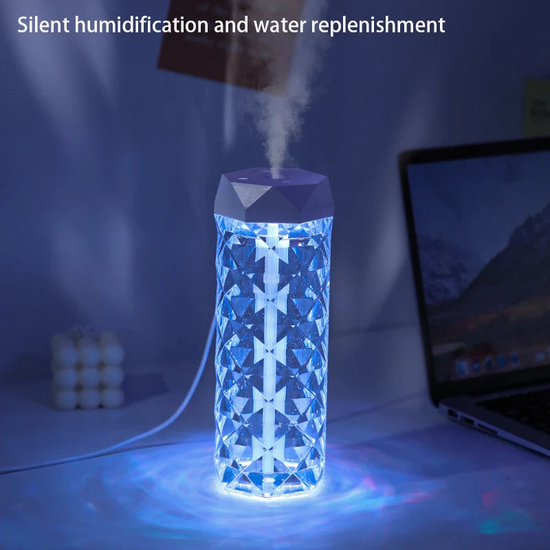AromaBreeze 400ml – USB Air Humidifier & Essential Oil Diffuser with RGB Light
