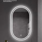 SmartMirror Oval – LED Defogging Bathroom Vanity & Full Body Wall Mirror