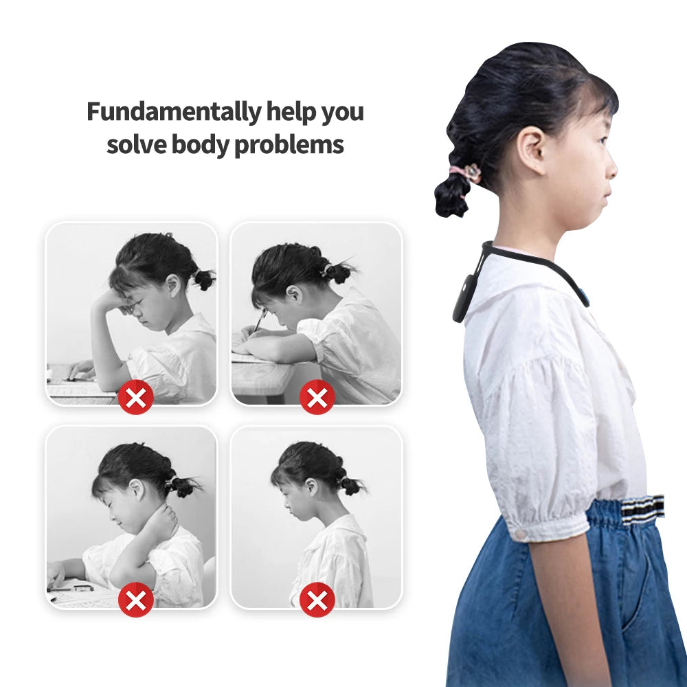 PostureSmart Pro – Real-Time Back & Neck Posture Corrector for Adults & Kids