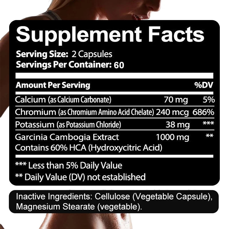 GarciniaSlim – Garcinia Cambogia Weight Loss & Fat Burn Capsules