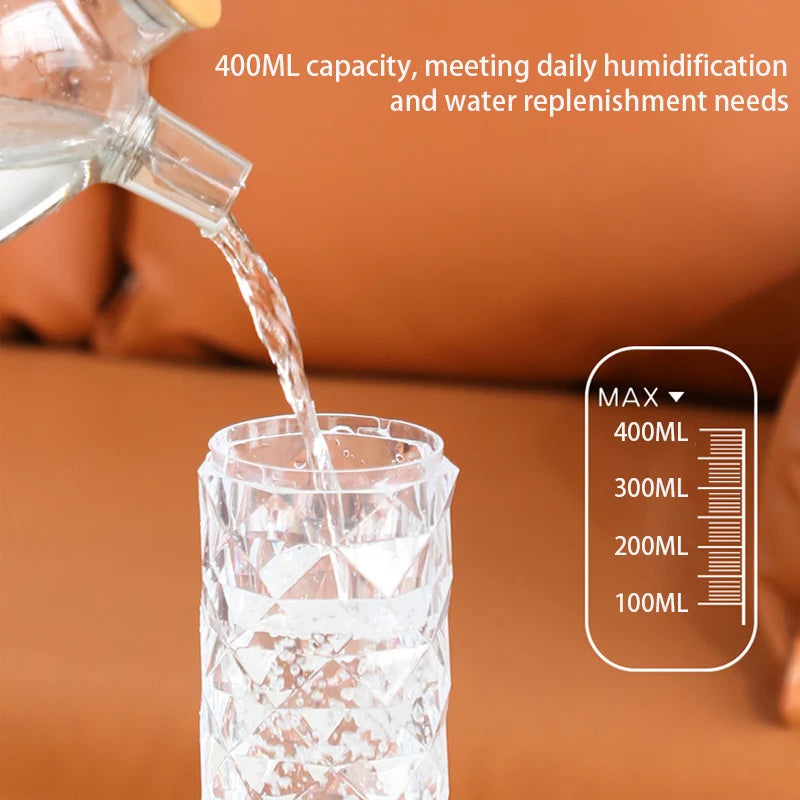 AromaBreeze 400ml – USB Air Humidifier & Essential Oil Diffuser with RGB Light