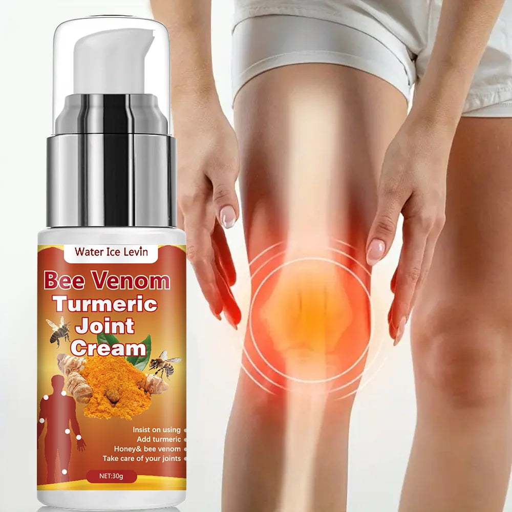 Bee Venom Turmeric Joint Cream – Honey, Glycerin & Vitamin C Daily Moisturizer (All Skin Types)