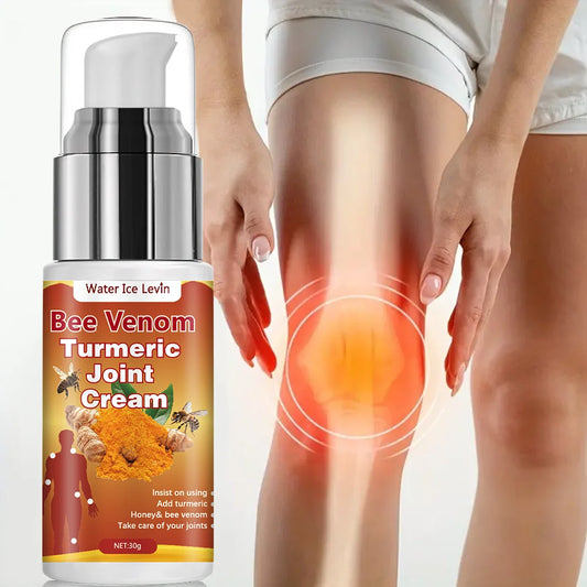 Bee Venom Turmeric Joint Cream – Honey, Glycerin & Vitamin C Daily Moisturizer (All Skin Types)