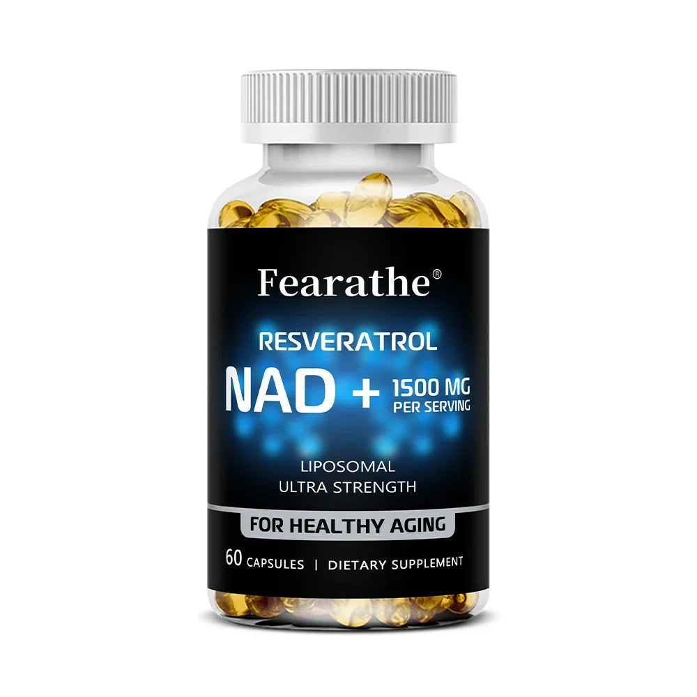 NAD+ Boost – Resveratrol Anti-Aging & Cellular Energy Complex (120 Capsules)
