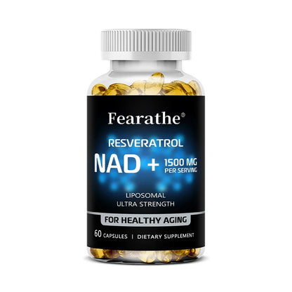 NAD+ Boost – Resveratrol Anti-Aging & Cellular Energy Complex (120 Capsules)