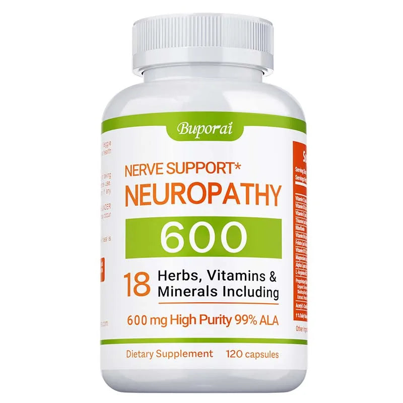 NeuroShield 600mg – Nervous System, Brain & Energy Support (60 Capsules)