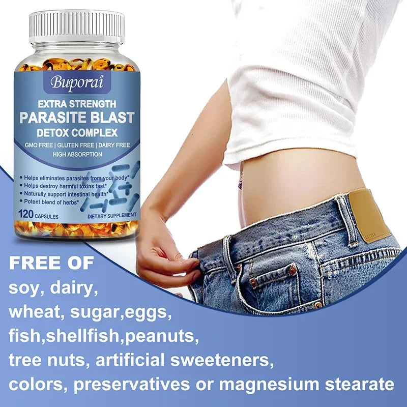 ParaBlast Detox – Parasite Cleanse & Digestive Support (60 Capsules)