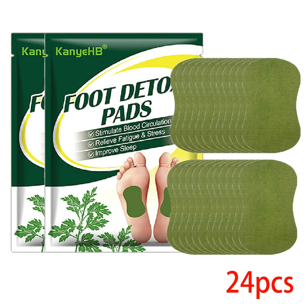DetoxFoot Patches – Body Toxin Cleanse & Stress Relief Pads (12/24/60 PCS)