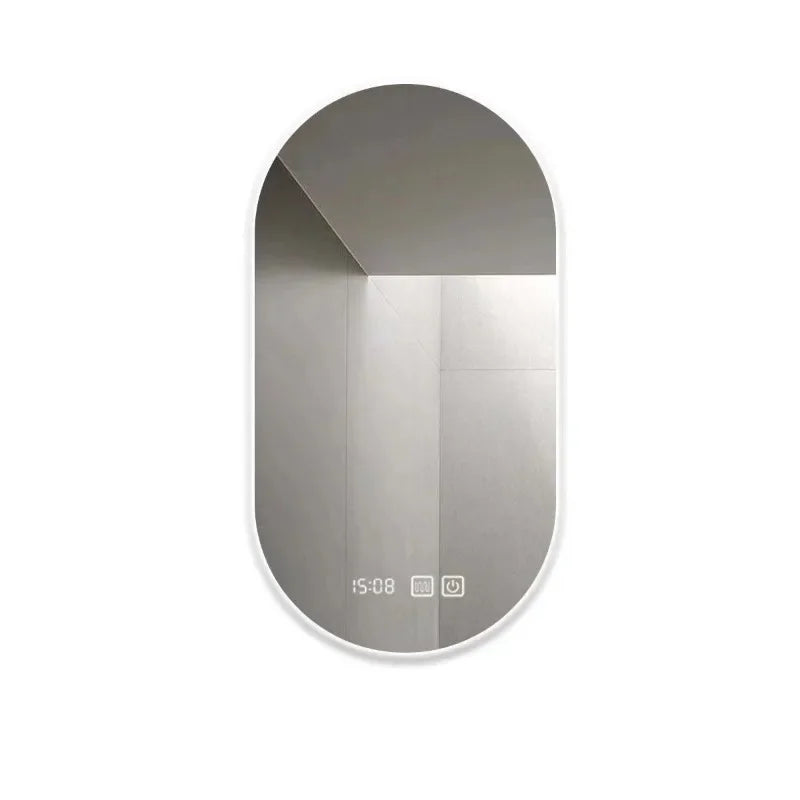 SmartMirror Oval – LED Defogging Bathroom Vanity & Full Body Wall Mirror