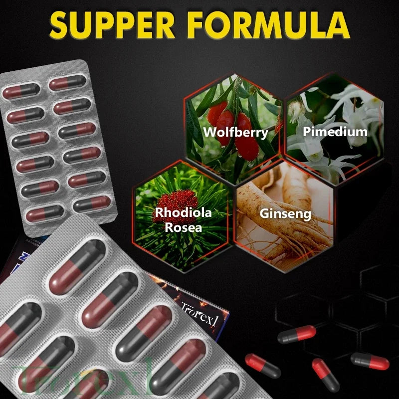 VitalMan Epimedium – Natural Performance & Vitality Supplement (60 Capsules)