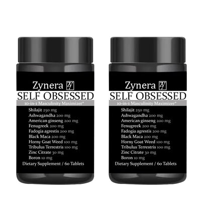 ManForce Trio – Ashwagandha, Shilajit & Maca Men's Vitality Supplement (60 Capsules)